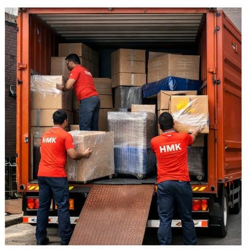 Good Packers and Movers in chennai | HMK lorry and Labour loading image